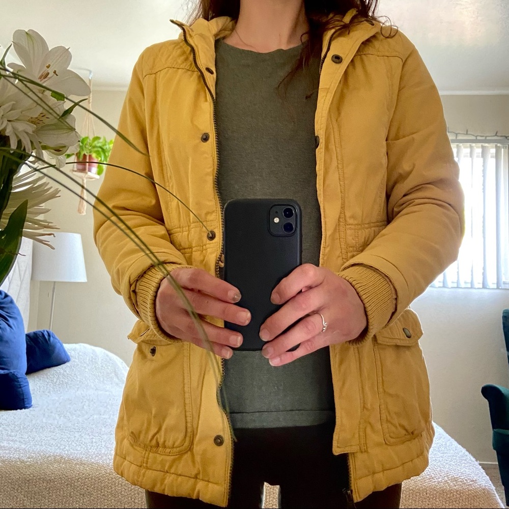 Mossimo Supply Co. Yellow Mid-weight Jacket